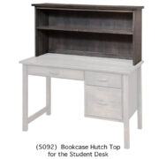 Eshton Student Desk with Hutchtop - Image 2