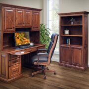 Office Pro Kneehole Desk with Hutch - Image 2