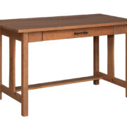 Signature Library Desk With Keyboard Drawer