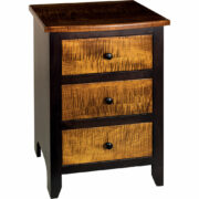 Classic Shaker 3 Drawer Nightstand