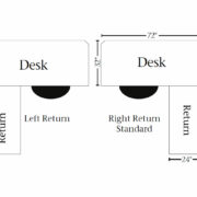 Covington L-Shaped Desk with Hutch Topper - Image 2