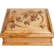 Silverware Chest With Rose Lid