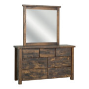 Forest Ridge 7 Drawer Mule Dresser