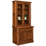 Covington 1 Drawer Credenza With Bookcase Topper