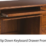 Freemont Mission Corner and Return Desk with Hutch - 74"W - Image 3