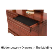 Louis Phillipe 2 Drawer Nightstand - Image 2