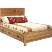 Lynnwood Platform Bed With Drawer Units Raised 6"