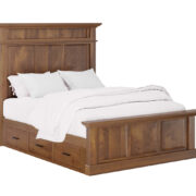 Cades Cove Panel Bed With Drawer Units