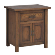 Mountain Lodge Nightstand With Doors