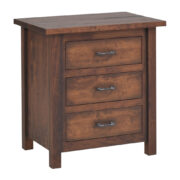 Mountain Lodge Nightstand  - 3 Drawers