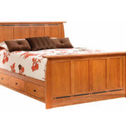 Vineyard Panel Bed With Drawer Units Raised 2"
