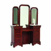 Louis Phillipe Vanity and Dressing Bench
