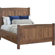 Elizabeth Lockwood Panel Bed With Drawer Units