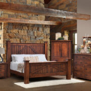 Mountain Lodge Nightstand - One Drawer - Image 2