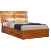 Galaxy Slat Platform Bed with Drawers
