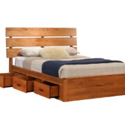 Galaxy Slat Platform Bed with Drawers - Image 2