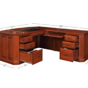 Fifth Avenue Executive L Desk - Image 4