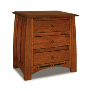 Boulder Creek 3 Drawer Nightstand