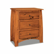 Boulder Creek 3 Drawer Nightstand