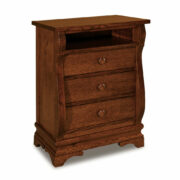 Chippewa Sleigh 3 Drawer Nightstand - 25¼"W