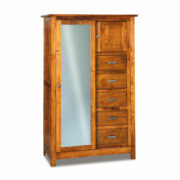 Flush Mission Sliding Door Chifferobe