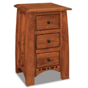 Boulder Creek 3 Drawer Nightstand