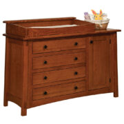 McCoy 4 Drawer Dresser With Door And Changing Box Top Option