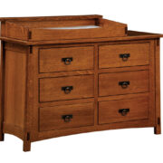 McCoy 6 Drawer Dresser With Changing Box Top Option